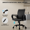 beAAtho Verona Mesh Chair | 3-Year Limited Warranty | Sturdy Nylon base Mesh Revolving Office Chair
