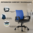 beAAtho Verona Mesh Chair | 3-Year Limited Warranty | Sturdy Nylon base Mesh Revolving Office Chair