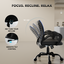 beAAtho Verona Mesh Chair | 3-Year Limited Warranty | Sturdy Nylon base Mesh Revolving Office Chair