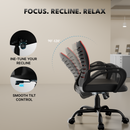 beAAtho Verona Mesh Chair | 3-Year Limited Warranty | Sturdy Nylon base Mesh Revolving Office Chair