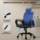 beAAtho Verona Mesh Chair | 3-Year Limited Warranty | Sturdy Nylon base Mesh Revolving Office Chair