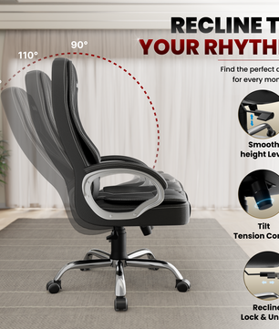 Vintage High Back | 3-Year Warranty | Office Revolving Chair