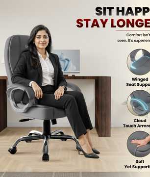 Vintage High Back | 3-Year Warranty | Office Revolving Chair