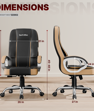 Vintage High Back | 3-Year Warranty | Office Revolving Chair