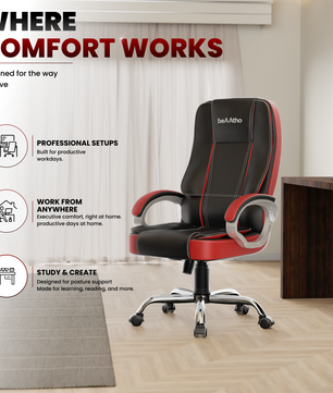 Vintage High Back | 3-Year Warranty | Office Revolving Chair
