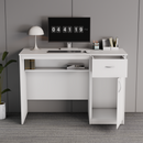 beAAtho Fusion Work & Study Desk for Home & Office with Under-Desk Storage Shelf, Drawer & Cabinet, 17mm Engineered Wood, Computer/Writing Desk for Adults & Students with 3 Year Warranty (Beige)