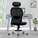 Leo Ergonomically Adjustable Executive High Back Mesh Home & Office Revolving Chair with 3 Years Warranty