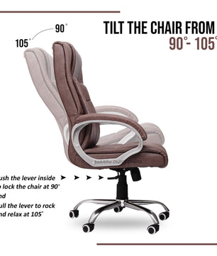 JS-31 High Back Executive | 3-Year Warranty | Office Revolving Chair/Director Chair/Boss Chair